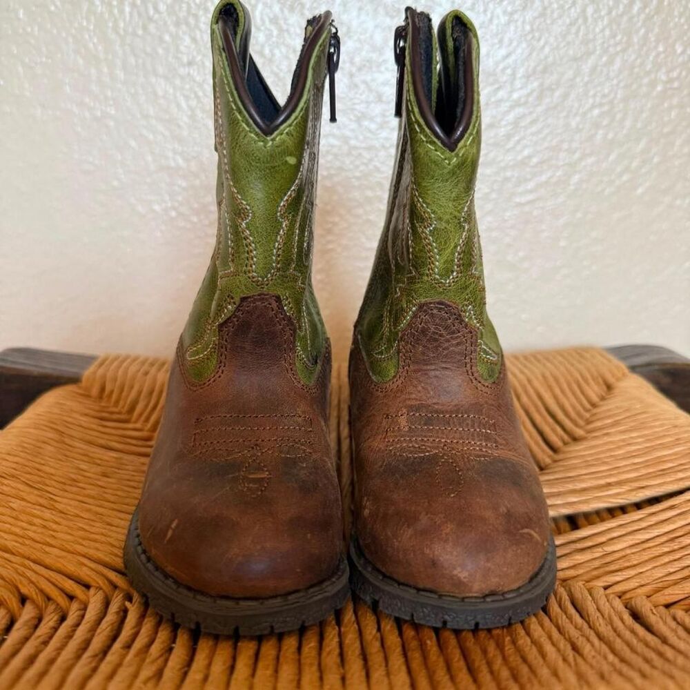 Unbranded Women's Brown and Green Boots
